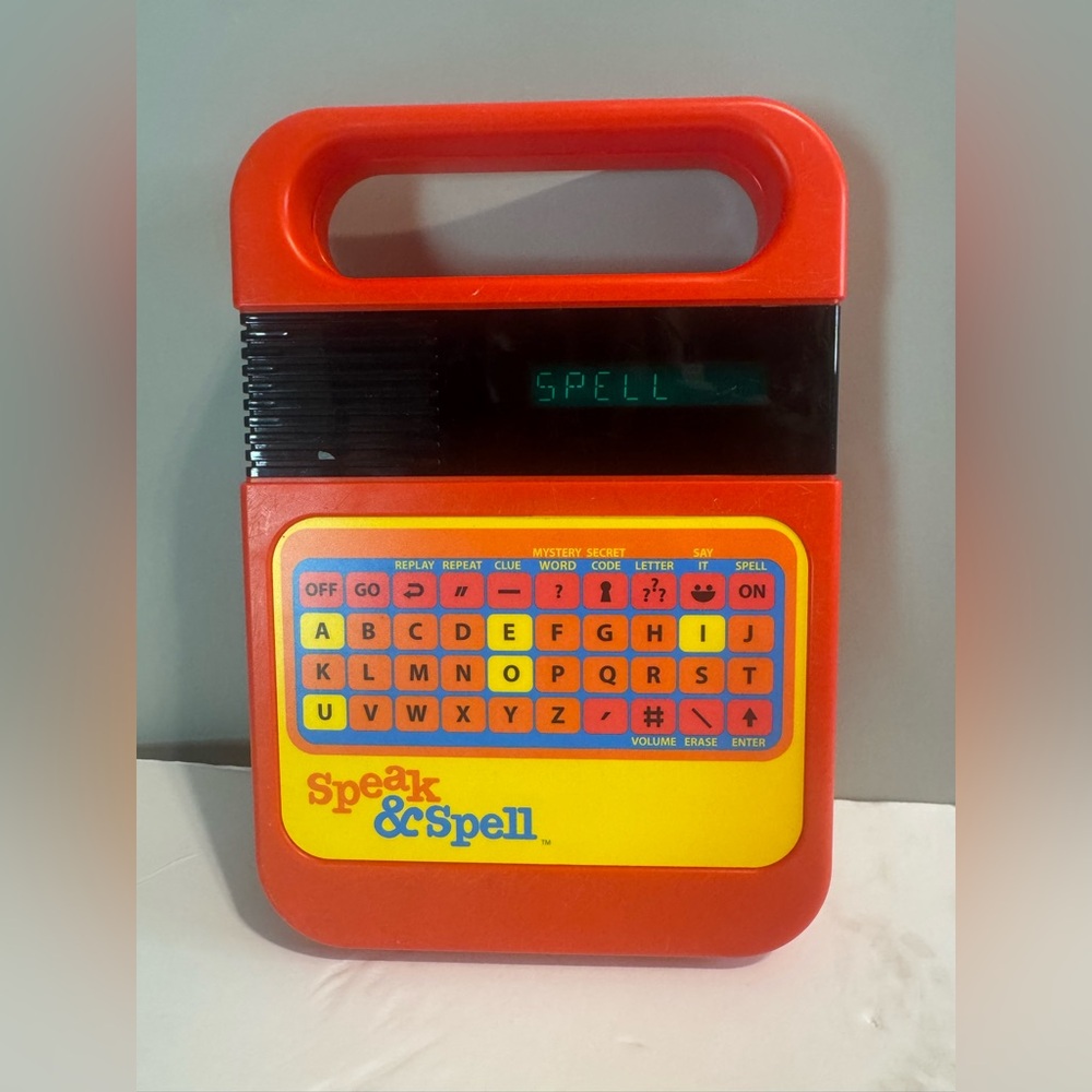 Vintage Speak & Spell Classic Design Learning Game - Kahootz - Tested and Works